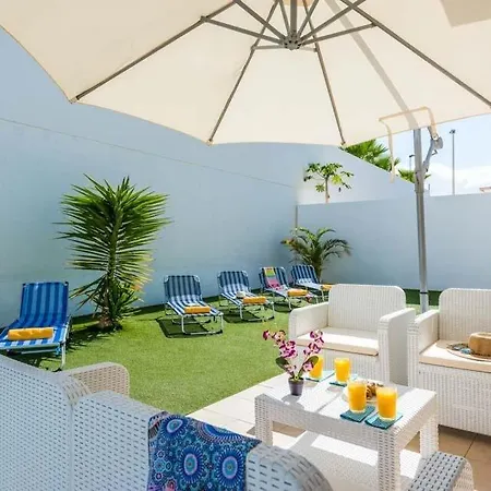 Playa De Fanabe Sleeps 8 Pool Air Con Wifi 别墅 *