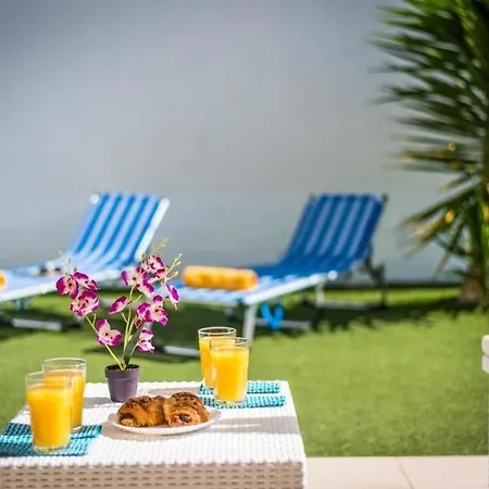 Playa De Fanabe Sleeps 8 Pool Air Con Wifi 别墅 阿德耶